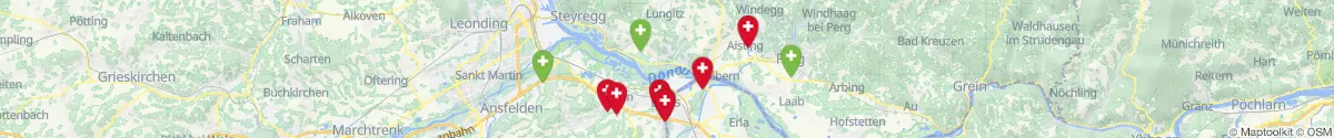 Map view for Pharmacies emergency services nearby Langenstein (Perg, Oberösterreich)